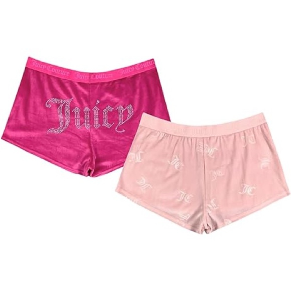 Juicy Couture 2 pack PJ Pajama Short Set